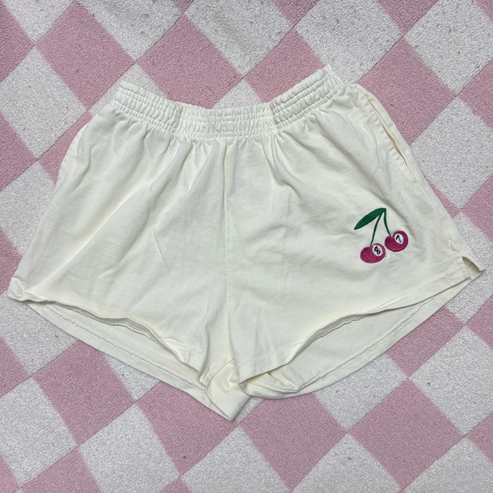 White Cherry Shorts